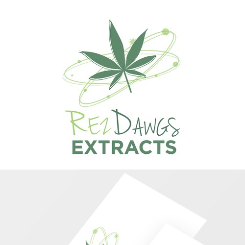 Logo concept for a company related to cannabis exreacts