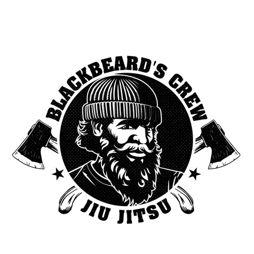 Arts & Jiu Jitsu Logo Design | Blackbeard's Crew Branding