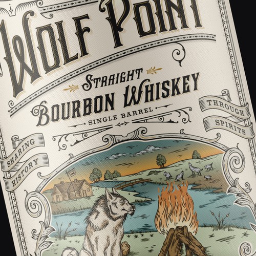 Wolf Point Straight Bourbon Whiskey