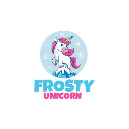 Mascot logo of a Unicorn