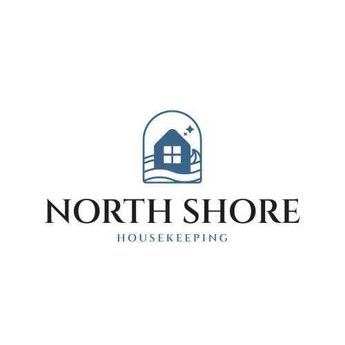 North Shore Housekeeping – Clean & Elegant Logo
