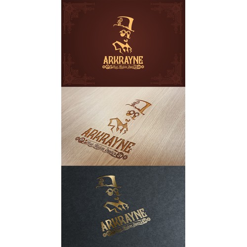 Craft a special logo design for Arkrayne - an up and coming steampunk retailer