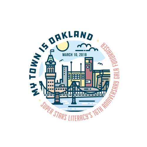 Super Stars Literacy - Oakland Logo