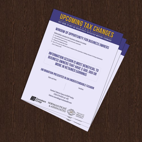 Postcard for Tax consultant