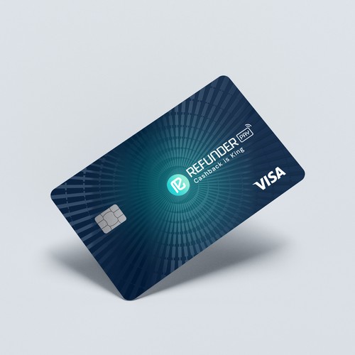 Unique design for a credit card that gives cashback on everything