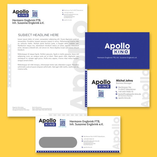 Appollo Stationery Designs