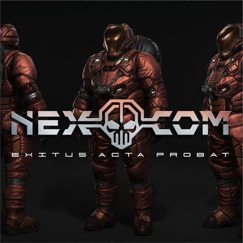 The Nexcom LOGO is for a player-run organization in the MMORPG Star Citizen, which is set in deep space in the year 2955. The LOGO must look like it fits in the game, both from a lore and visual perspective.