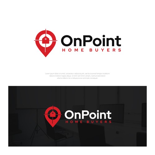 Logo concept for OnPoint Home Buyers