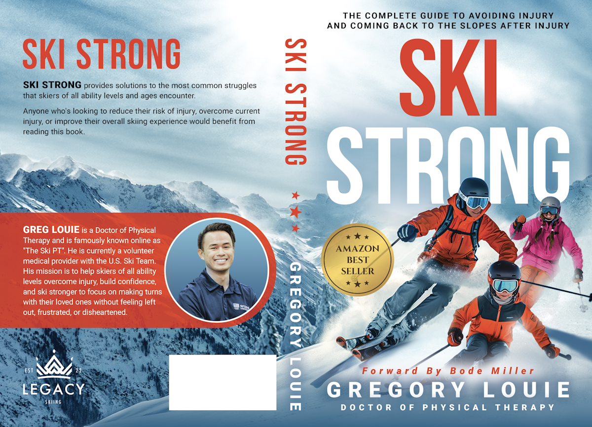 Ski Themed Book Cover That Illustrates the Passions of Why Skiers Love to Ski
