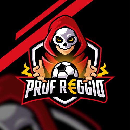 Prof Reggio Soccer Football logo esport
