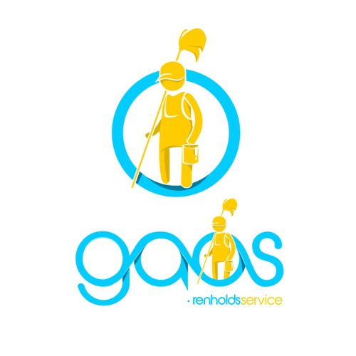 Logo design for GAOS Renholdsservice - GUARANTEED - $50 addon 