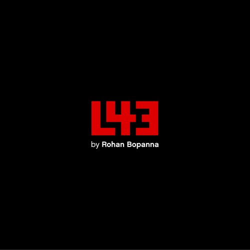 Wordmark logo concept for Level43