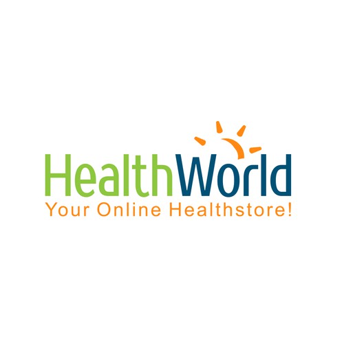 HealthWorld needs a logo that people can feel good about