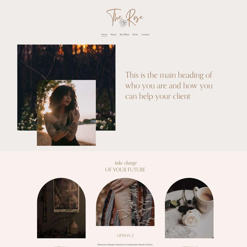 Squarespace Website for Wellness 