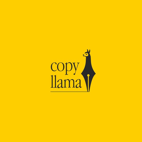 Copy Llama logo design