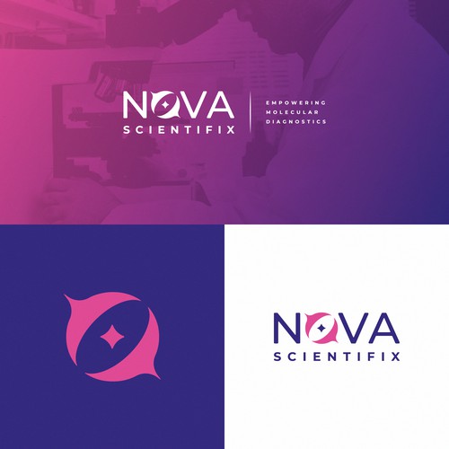 Logo design proposal for Nova Scientifix