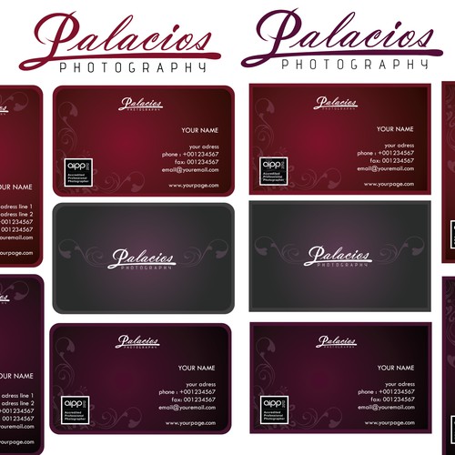 Palacios Photography needs a new logo and business card