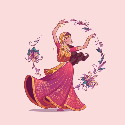 Indian Princess Illustration