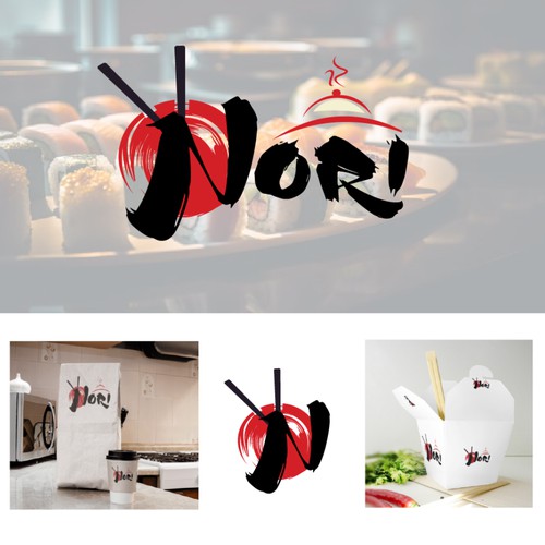 Brush logo concept for Nori