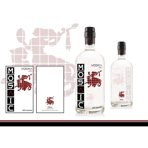 Design the bottle for the only Greek Potato Vodka