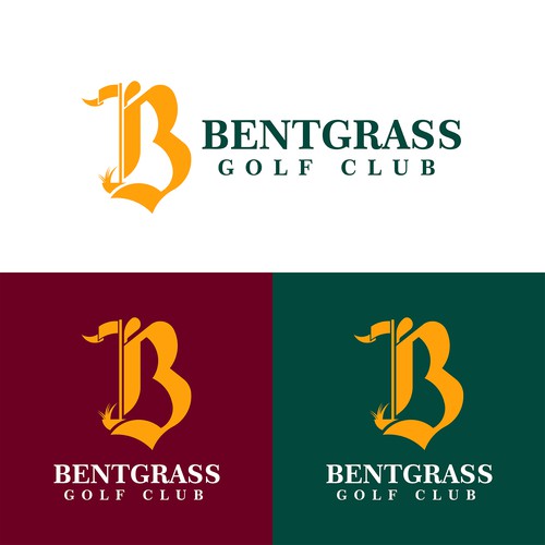 BENTGRASS GOLF CLUB LOGO CONCEPT