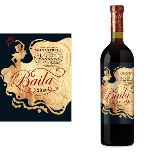 Wine Label - A La Vida Wines & Spirits