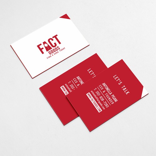 Business Card for Charity Organization