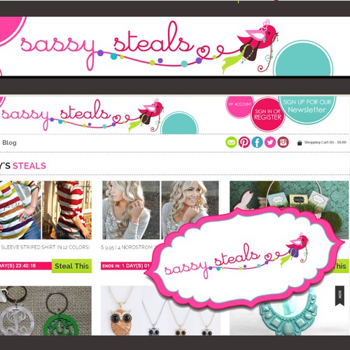 logo for Sassy Steals