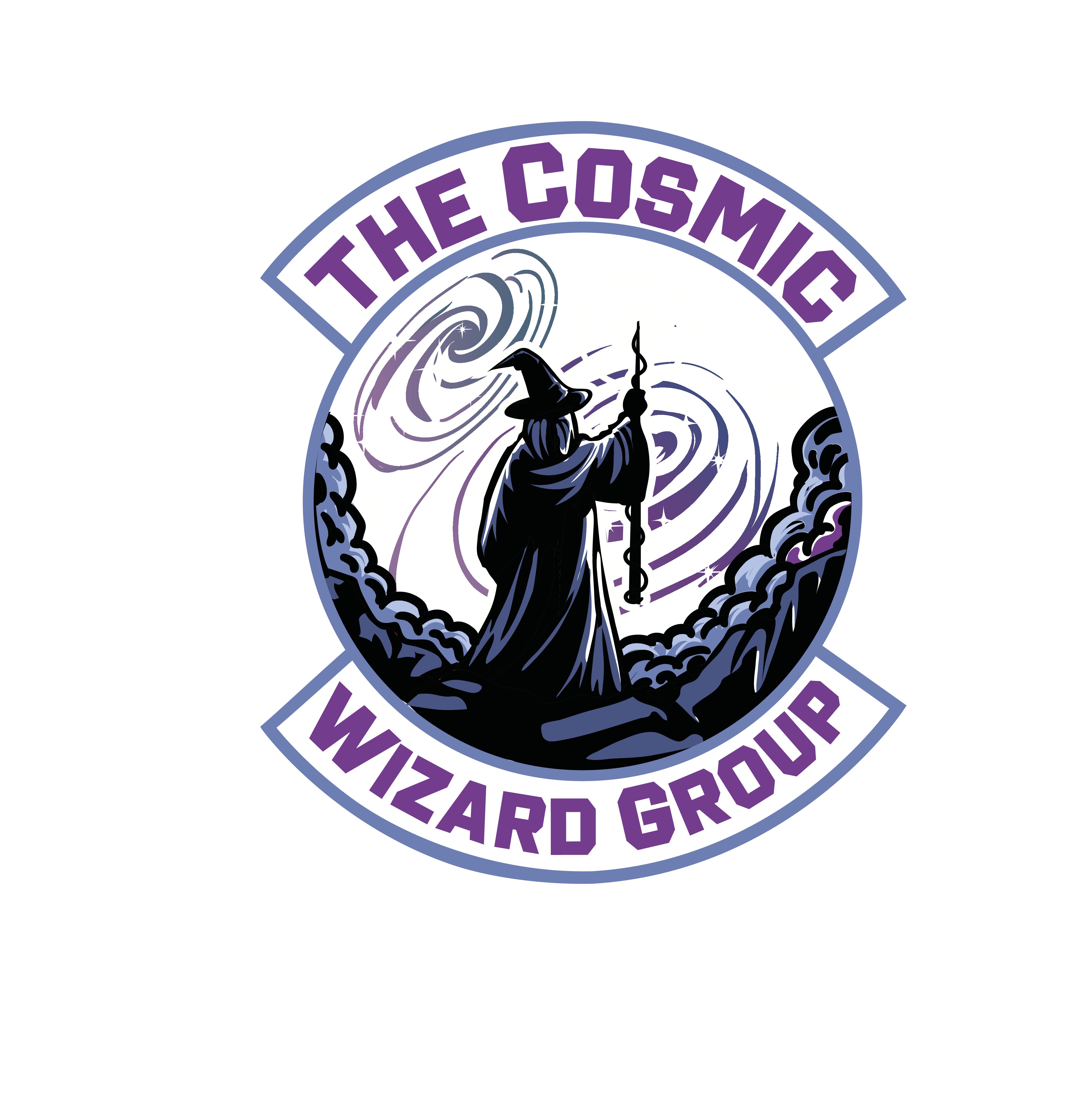 The Cosmic Wizard Group...logo for new company leading our future in outer space!