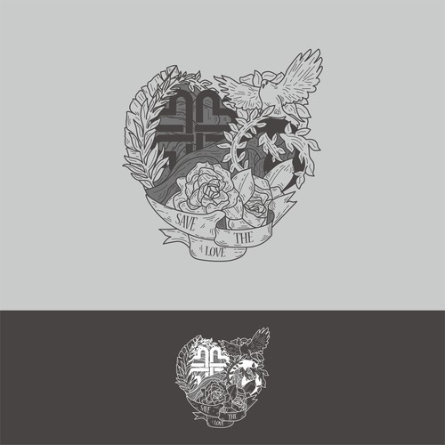 Tattoo like concept for Save the Love