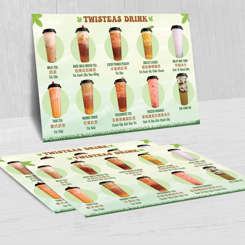 Menu design
