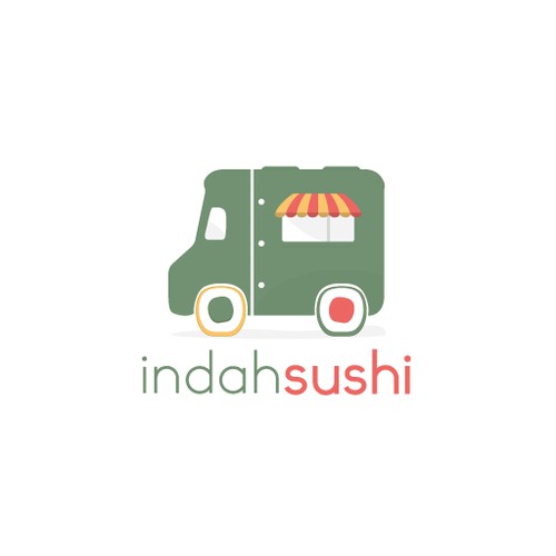  Logo design for the sushi truck 