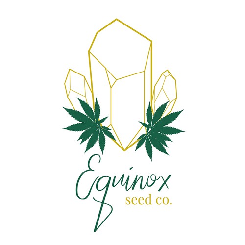 "Witchy" logo concept for cannabis industry