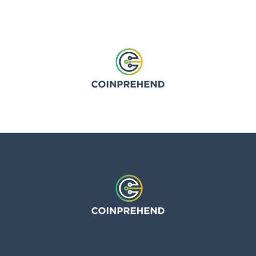 Logo concept for a cryptocurrency blog.