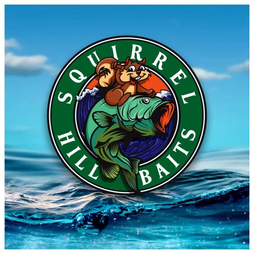 SQUIRREL BAITS HILL LOGO DESIGN 