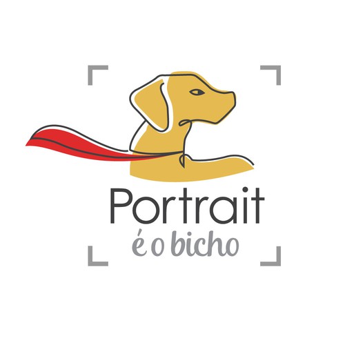 Logo concept for a pet photographer.