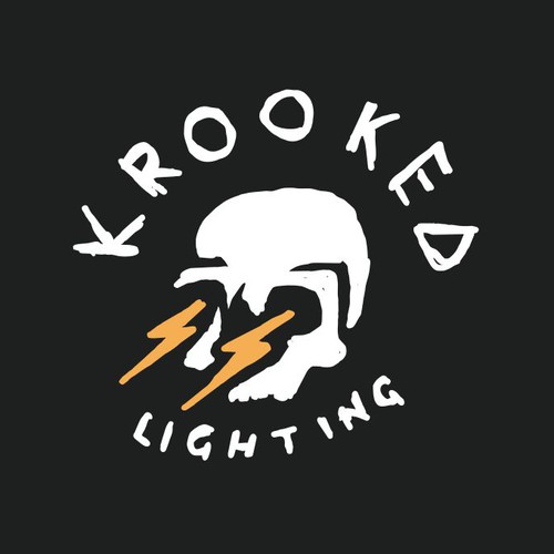 Logo design for Krooked Lighting
