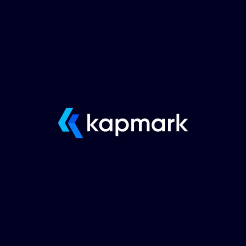 Clean Logo for Kapmark - K letter