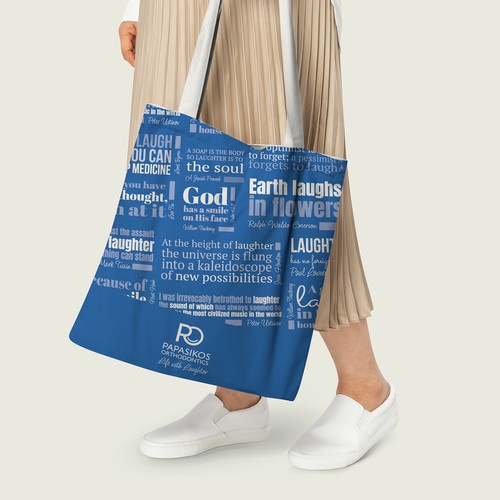 Tote bag Design for a Dental Care Enterprise
