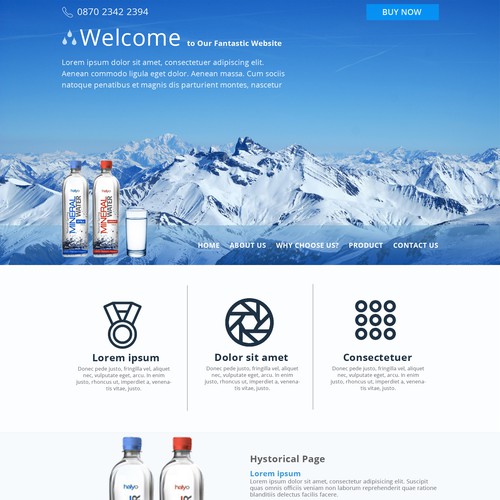 Need website for bottled Mineral Water