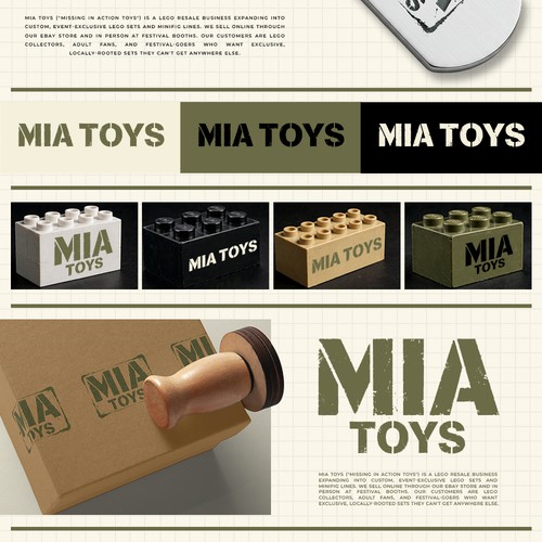 Logo design for MIA TOYS
