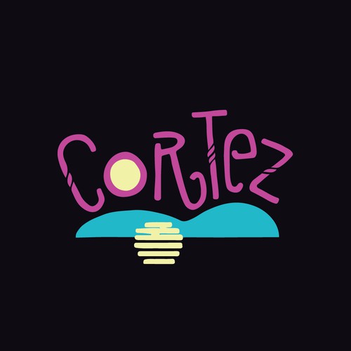 80s Inspired Restaurant Logo