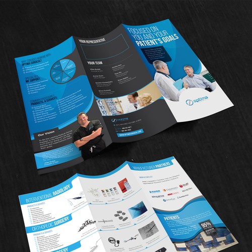 Optima Surgical Brochure design