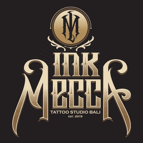 Winning entry at Ink Mecca logo contest