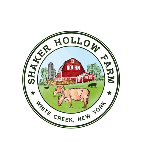 Circle Logo for Shaker Hollow Farm