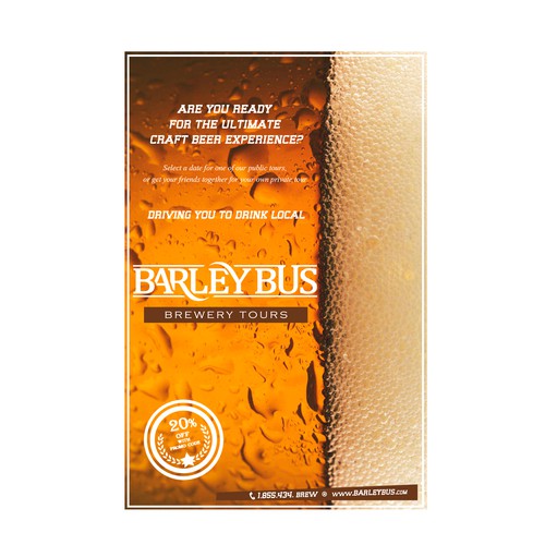 Poster design for Barleybus