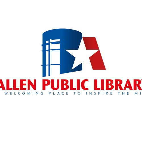 Create a fresh logo for a public library