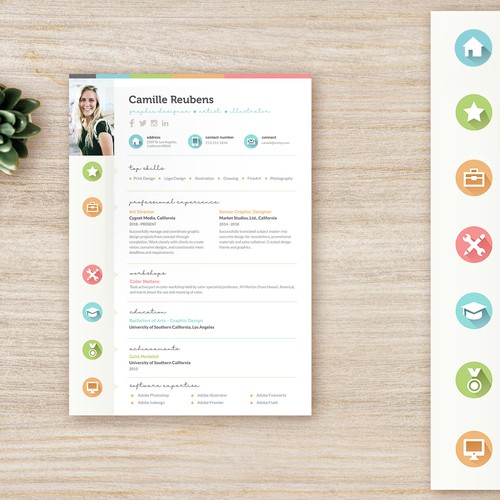 Icon Design - CV/Resume