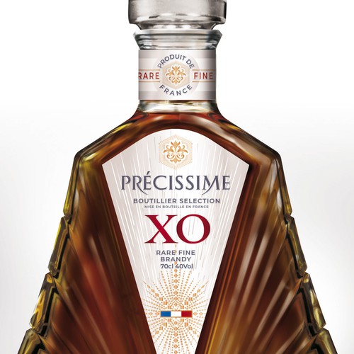 Création l'habillage brandy xo.