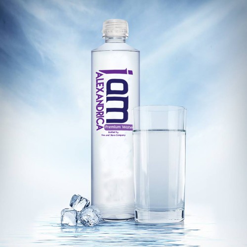 Artesian mineral water Label design
